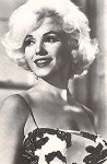 s/w - Postkarte - MARILYN MONROE - Frankreich ca. 60er Jahre