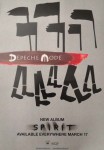 Promo-Poster - DEPECHE MODE - "Spirit" - England 2017