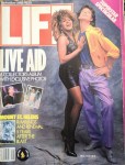 TINA TURNER mit MICK JAGGER auf dem Cover von LIFE - LIVE AID 1985