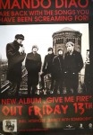 MANDO DIAO - PROMO-Poster zum Album Release "Give me Fire", 2009