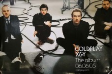 doppelseitiges Promo- Poster: COLDPLAY / "X & Y" - England 2005