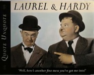 Buch - LAUREL & HARDY - "Quote Unquote" - England, 1994