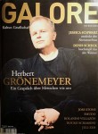 HERBERT GRÖNEMEYER auf dem Titel der GALORE - Interview- Magazin von 2007