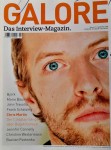 GALORE mit CHRIS MARTIN (COLDPLAY) Titelstory - Magazin von 2005