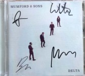 MUMFORD & SONS - CD "Delta" - HANDSIGNIERT !!