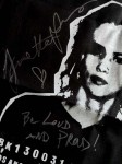 JULIETTE LEWIS - HANDSIGNIERTER Stoffbeutel - MUGSHOT Motiv