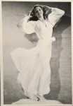 RITA HAYWORTH - schöne S/W- Postkarte - England - 1984