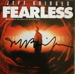 Soundtrack zum Film "FEARLESS" - Handsigniertes Cover - JEFF BRIDGES