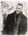 EDDIE MURPHY - Foto mit reproduziertem AUTOGRAMM
