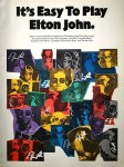 "ROCKET MAN" - Notenbuch - "It´s Easy To Play ELTON JOHN" - England 1986