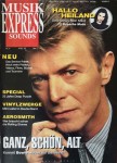 DAVID BOWIE - Coverstory der MUSIK EXPRESS - 4/1993