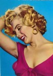 Farb- Postkarte --  MARILYN MONROE  --  England, 80er Jahre