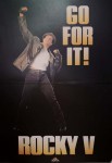 SYVESTER STALLONE - Kleines Promoplakat für "ROCKY V" - 1990