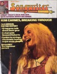 KIM CARNES - Original-Autogramm auf einem Magazincover - USA 1981
