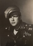 Postkarte - MARLON BRANDO - s/w-Close Up - England
