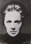 SHARON STONE - Foto mit reproduziertem Autogramm - 1990er Jahre