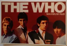 Postkarte - THE WHO - "Maximum R&B" - unbenutzt - um 1990