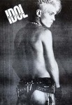 Postkarte - BILLY IDOL - sexy - ungelaufen -England