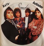 TOP- Rarität: SMOKIE - riesengroßer AUFKLEBER - 70er Jahre - unbenutzt