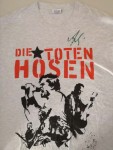 DIE TOTEN HOSEN - Tour-Shirt für die "Local Crew" - HANDSIGNIERT von Andi - Vintage!