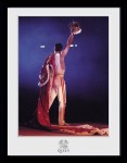 QUEEN - Poster im Rahmen - FREDDIE MERCURY - 45 x 34 - Neuware