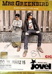 MRS GREENBIRD - "Postcards"- Tour- Plakat - HANDSIGNIERT !!