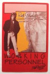 ROD STEWART - "Working"- Pass - Vagabound Heart Tour 1991
