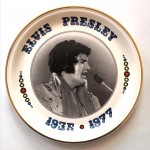 Andenken- Wandteller - ELVIS PRESLEY - England 1982