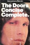 Buch - THE DOORS "Concise Complete" - Music & Lyrics 1965 - 1971 - England
