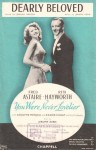 NOTEN - FILMMUSIK - RITA HAYWORTH - England 1942