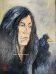 ÖLBILD --  "Patti Smith" -- Ole West - UNIKAT