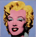 Magnet - MARILYN MONROE - Andy Warhol - BLAU