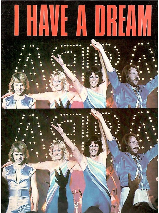 Noten - ABBA - "I Have A Dream" - England 1979 Noten - ABBA - "I Have A Dream" - England 1979