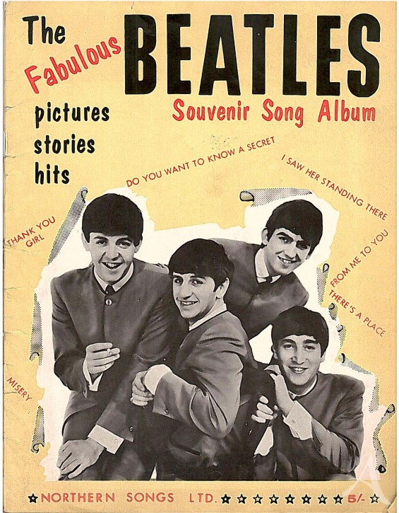 BEATLES - "The Fabulous Beatles - Souvenir Song Album" - England 1963 BEATLES - "The Fabulous Beatles - Souvenir Song Album" - England 1963