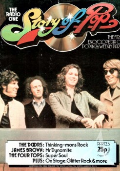 The Story Of Pop - THE DOORS - Seltenes Musik Magazin - England 1973 The Story Of Pop - THE DOORS - Seltenes Musik Magazin - England 1973