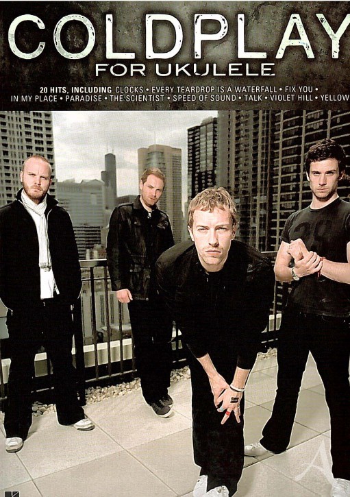 COLDPLAY for Ukulele - Notenbuch - 20 Hits - USA 1999 COLDPLAY for Ukulele - Notenbuch - 20 Hits - USA 1999