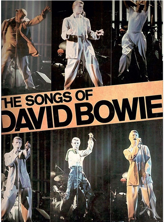 The Songs of DAVID BOWIE - Notenbuch - Deutschland  1982