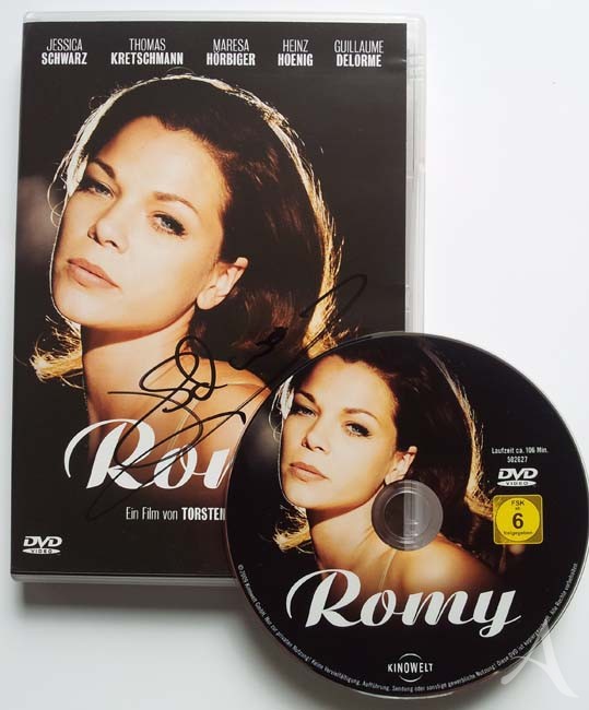 DVD - "Romy" - Handsigniert von JESSICA SCHWARZ DVD - "Romy" - Handsigniert von JESSICA SCHWARZ