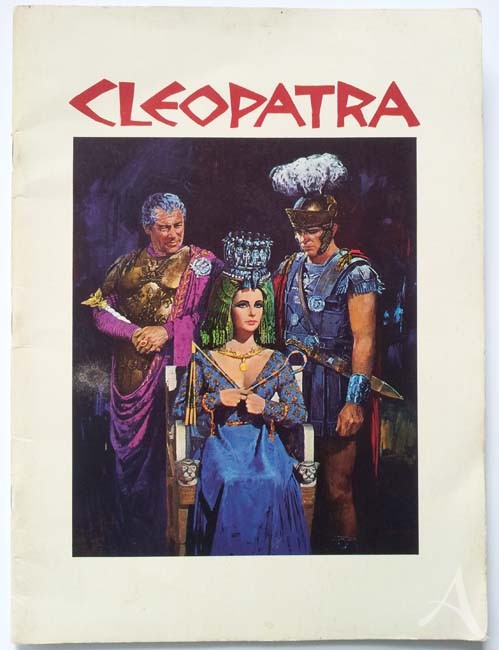 Seltenes SOUVENIR-Programmheft - "CLEOPATRA" - Liz Taylor - USA 1963