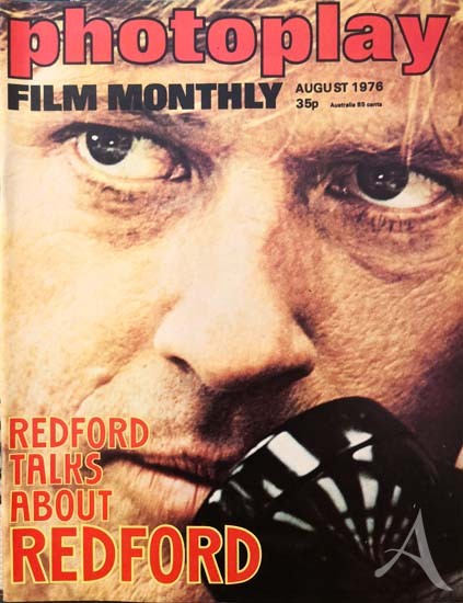 ROBERT REDFORD auf dem Titel der englischen PHOTOPLAY von 1976 ROBERT REDFORD auf dem Titel der englischen PHOTOPLAY von 1976