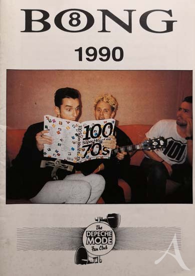 BONG 8 - DEPECHE MODE - Englisches Fanclub-Magazin 1990