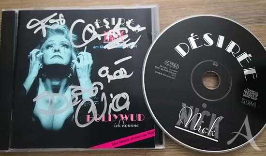 DÉSIRÉE NICK - Hollywud ick komme - Ihre erste CD - HANDSIGNIERT - 1995 DÉSIRÉE NICK - Hollywud ick komme - Ihre erste CD - HANDSIGNIERT - 1995