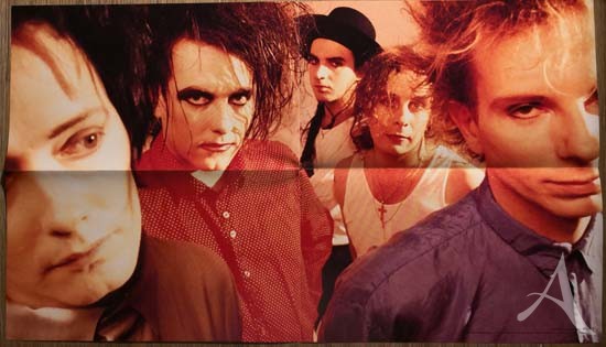 seltenes Promo-Poster - THE CURE - USA 1990 seltenes Promo-Poster - THE CURE - USA 1990