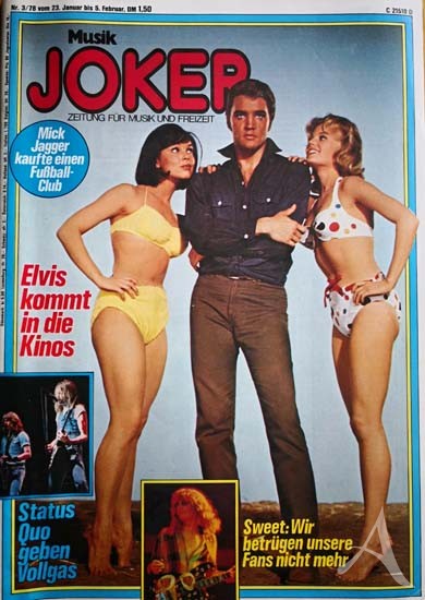 Magazin "Musik JOKER" mit ELVIS - Deutschland 1978 Magazin "Musik JOKER" mit ELVIS - Deutschland 1978