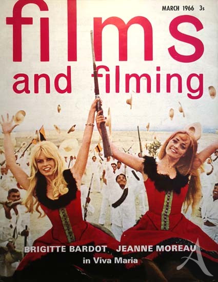 BRIGITTE BARDOT & JEANNE MOREAU - Magazin FILMS AND FILMING, 1966 BRIGITTE BARDOT & JEANNE MOREAU - Magazin FILMS AND FILMING, 1966