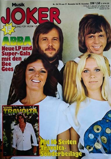 Sammlerstück: Magazin "Musik Joker"- ABBA plus POSTER !!! Deutschland 1978 Sammlerstück: Magazin "Musik Joker"- ABBA plus POSTER !!! Deutschland 1978