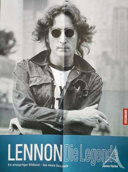 Promo-Poster: JOHN LENNON - "Lennon- Die Legende" - Buchveröffentlichung 2003 Promo-Poster: JOHN LENNON - "Lennon- Die Legende" - Buchveröffentlichung 2003
