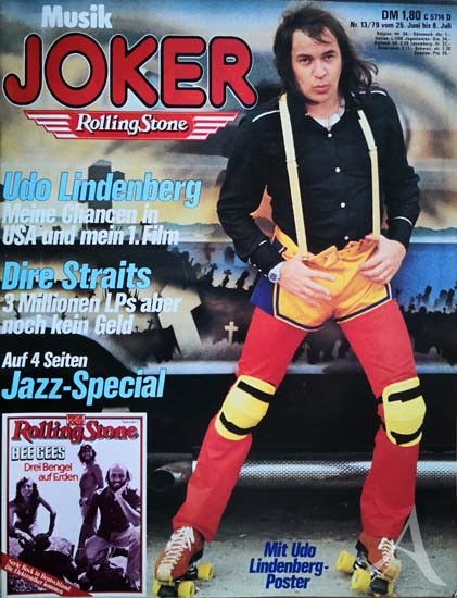 UDO LINDENBERG auf dem Titel der "Musik JOKER" von 1979 MIT POSTER ! UDO LINDENBERG auf dem Titel der "Musik JOKER" von 1979 MIT POSTER !