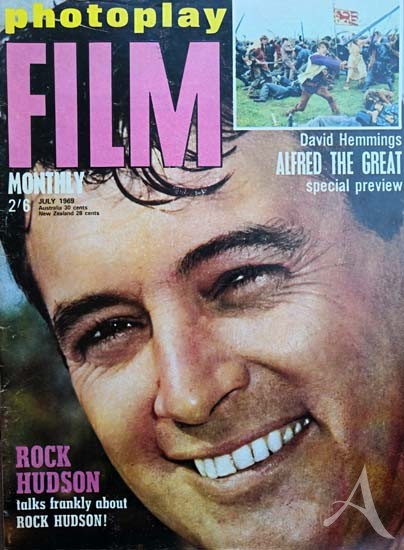 ROCK HUDSON - Magazin "photoplay - FILM" - England 1969 ROCK HUDSON - Magazin "photoplay - FILM" - England 1969