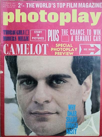 OMAR SHARIF - Magazin "photoplay" - England 1967 OMAR SHARIF - Magazin "photoplay" - England 1967
